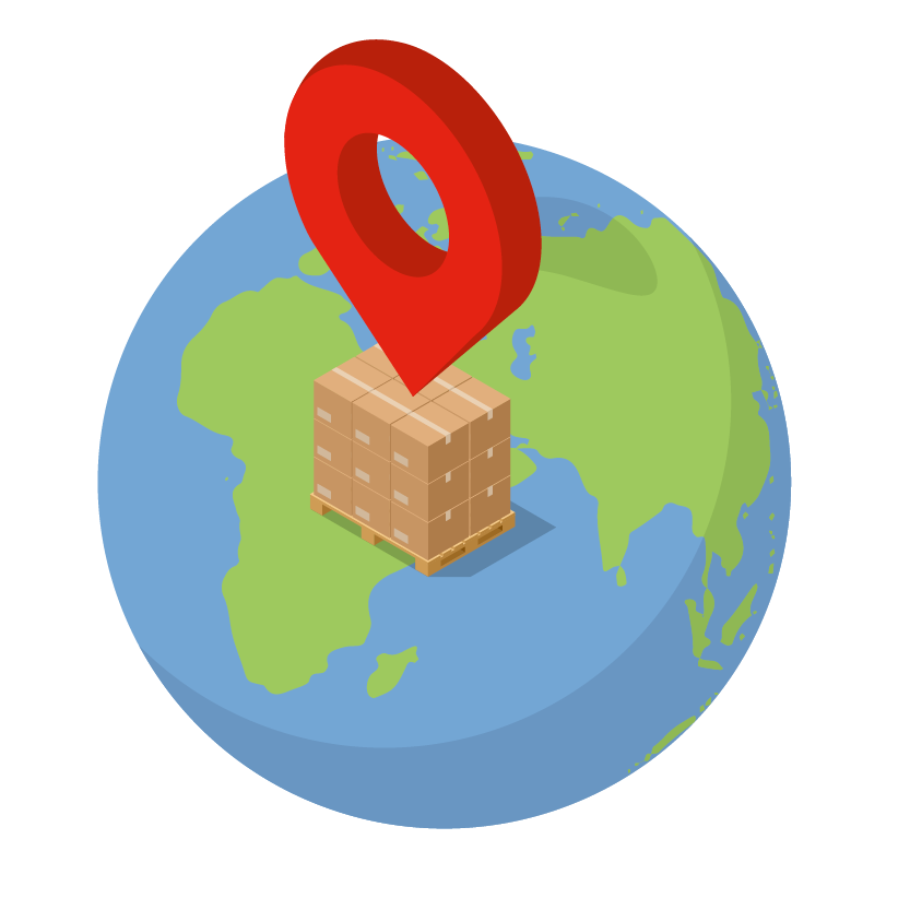 Delivered anywhere in the world