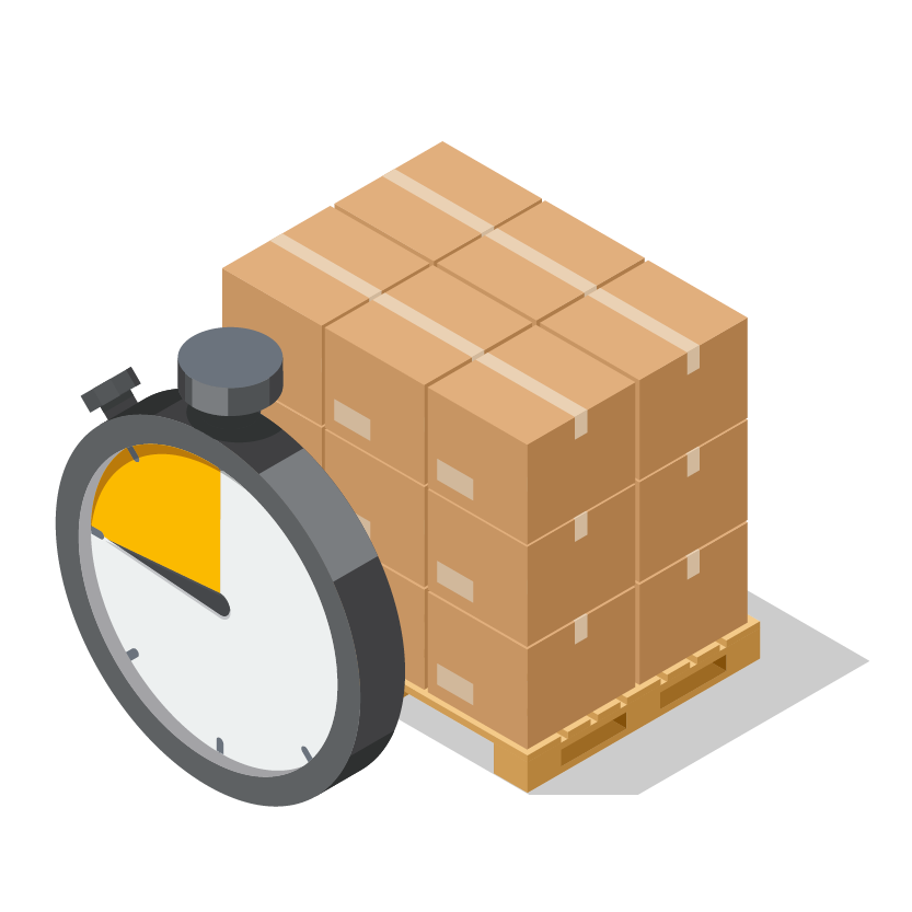 Timed deliveries available
